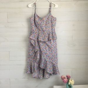 J Crew Ruffle Floral Sundress in Liberty Fabric